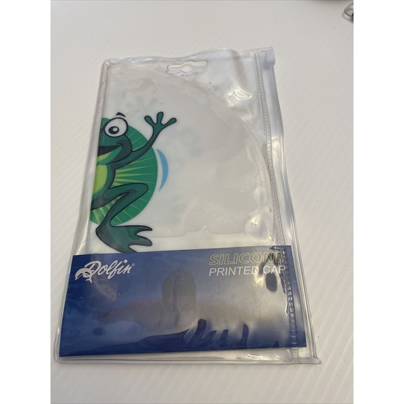 Dolfin Silicone Swim Cap One Size -Frog - Picture 2 of 4
